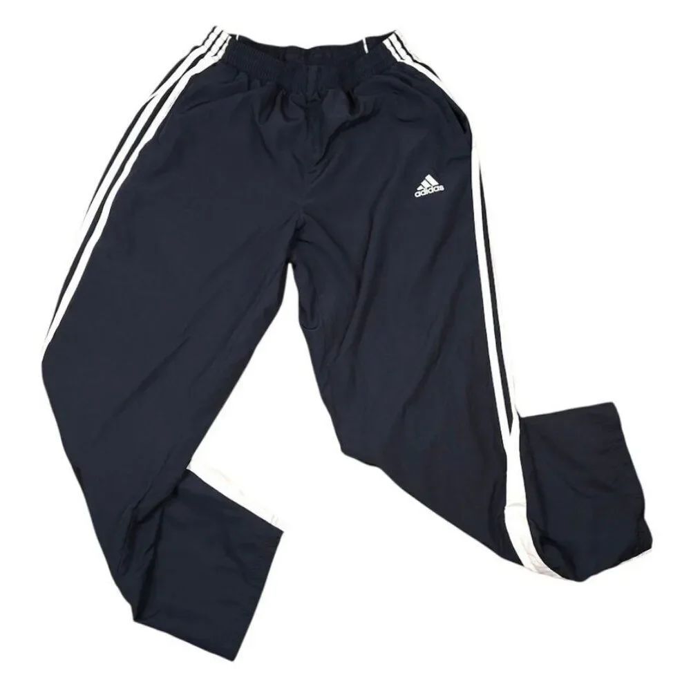 Adidas Track Pants Mens Size Medium Dark Blue Athletic Warm Up P59948